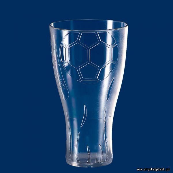 Wysłano do Kubek "Euro Cup" 0,5l pół litra SAN szkłopodobna szkłopodobne szkło podobne przeźroczysta przeźroczyste kubki plastikowe częściowo mrożony