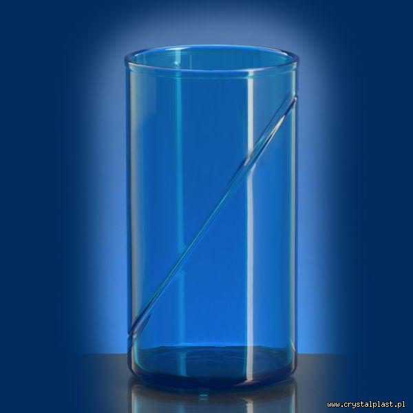 plastikowa szklanka 0,25 l litra SAN niebieska niebieskie szklanki plastikowe
