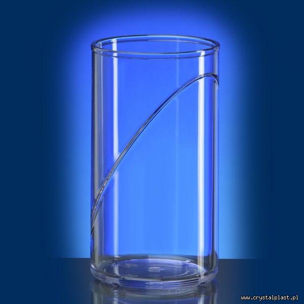 plastikowa szklanka 0,25 l litra SAN szkłopodobna szkłopodobne szkło podobne przeźroczysta przeźroczyste szklanki plastikowe