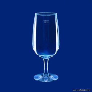 Kieliszek do wina 0,1l litra SAN - szkłopodobny przeźroczyste szkłopodobne kieliszki