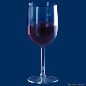 Kieliszek do wina 0,25 l 0,12 litra SAN - szkłopodobny przeźroczyste szkłopodobne kieliszki