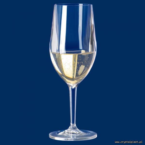 Kieliszek do wina Vinalia 0,25l litra SAN - szkłopodobny przeźroczyste szkłopodobne kieliszki
